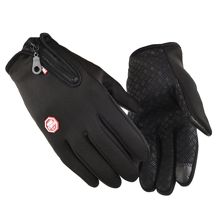 Outdoor warm gloves men's touch screen riding motorcycle skiing mountaineering windproof cold protection women's gloves fleece_maomaolike.com