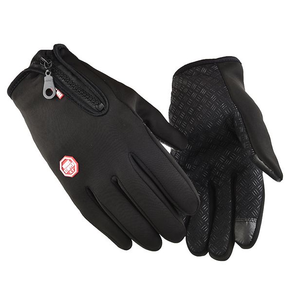 Outdoor warm gloves men's touch screen riding motorcycle skiing mountaineering windproof cold protection women's gloves fleece_maomaolike.com