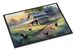 Chicken Coop At Dawn Doormat Front Door Mat Indoor Outdoor Rugs For Entryway, Non Slip Washable Low Pile, 24H X 36W_maomaolike.com