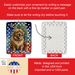 Tibetan Mastiff Christmas Reindeer Porcelain Ornament Christmas Tree Hanging Decorations For Home Christmas Holiday, Rectangle, Gift, Multicolor_maomaolike.com