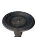 22-Inch Glass Fiber Reinforced Concrete Bird Bath_maomaolike.com