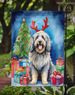 Bergamasco Christmas Reindeer Garden Flag Mailbox Flag Decorative Yard Flag Banner Outside Patio Artwork Yard Flower Beds, Garden Size, Multicolor_maomaolike.com