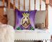 Otterhound King Of Mardi Gras Throw Pillow Machine Washable, Indoor Outdoor Decorative Pillow For Couch, Bed Or Patio, 14Hx14W_maomaolike.com