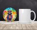 Hippie Animal Raccoon Large Sandstone Coasters Pack Of 4 Absorbent Round Coasters Decor Gifts For Men Or Women, 4 In, Multicolor_maomaolike.com