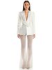 Spot 2024 Spring and Summer New Style Hollow Beaded Three Dimensional Flower Suit Pearl Sequin Mesh Trousers Set_maomaolike.com