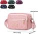 Quilted Crossbody Bags For Women - Oxford Cloth Multi-Layer Shoulder Handbag With Wide Strap -Casual Embroidery Business Bag_maomaolike.com