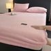 Winter Milk Velvet Protector Coral Fleece Mattress Cover Dirt-Proof Single Full Wrap Bed Sheet_maomaolike.com