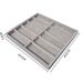 Unisex Ice velvet glasses storage box Multi-cell large capacity sunglasses Sunglasses box 10 cells 15 cells glasses display rack_maomaolike.com