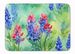Texas Bluebonnets In Watercolor Memory Foam Kitchen Mat Machine Washable Anti-Fatigue Mat Cushion Comfort Bath Mat Or Kitchen Rug_maomaolike.com