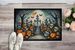 Calaveras Sugar Skulls Spooky Halloween Doormat Front Door Mat Indoor Outdoor Rugs For Entryway, Non Slip Washable Low Pile, 24H X 36W_maomaolike.com