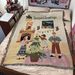 Merry Christmas Family Decoration Tapestry Holiday Arrangement Line Atmosphere Sofa Blanket_maomaolike.com