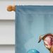 Pit Bull Terrier Happy Birthday House Flag Large Porch Sleeve Pole Decorative Outside Yard Banner Artwork Wall Hanging, Polyester, House Size, Multicolor_maomaolike.com