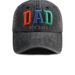 Unisex Washed cotton DAD MOM 3D embroidered baseball cap Cotton duck hat Dad hat Hip Hop hat_maomaolike.com