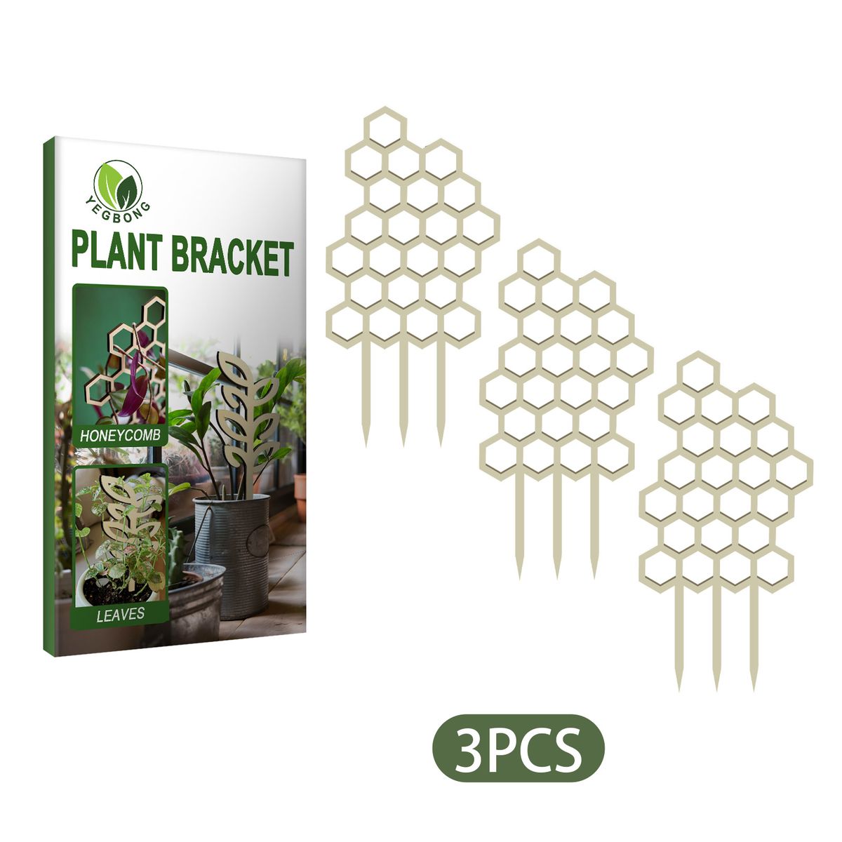 Yegbong Garden Plant Trellis, Home Wooden Geometric Molding Decorative Support Flower Arrangements Climbing Pergola_maomaolike.com