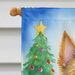 Norwich Terrier Christmas Reindeer House Flag Large Porch Sleeve Pole Decorative Outside Yard Banner Artwork Wall Hanging, Polyester, House Size, Multicolor_maomaolike.com