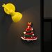 Christmas Tree Fridge Magnets Creative Cute Atmosphere Decoration Message Door Stickers 3D Cartoon_maomaolike.com