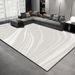 Living Room Rug Large Size Gorgeous Gold Frame Design Bedroom Rug Plush Thickened Machine Washable Thickened Underlay Interior Decorative Rug_maomaolike.com