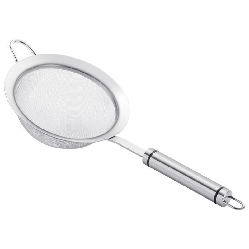 Kitchen Gadget Single Hook Strainer Spoon Filter Mesh_maomaolike.com