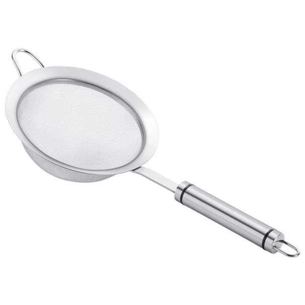 Kitchen Gadget Single Hook Strainer Spoon Filter Mesh_maomaolike.com
