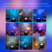 New Projector Northern Ligs Friends Gathering Atmosphere Lamp Live Streaming Room Starry Sky Bedroom Bedside Nig_maomaolike.com