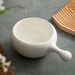 White Handle Cup Large Capacity Breakfast Creative Hotel Restaurant Specialty Artistic Ceramic Salad Soup Noodle Bowl_maomaolike.com