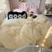 Wholesale INS Korean Style Macaron Plaid Mixed Pure Four-Piece Washed Cotton Solid Color 4-Piece Set_maomaolike.com