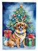 Tibetan Spaniel Christmas Reindeer Garden Flag Mailbox Flag Decorative Yard Flag Banner Outside Patio Artwork Yard Flower Beds, Garden Size, Multicolor_maomaolike.com