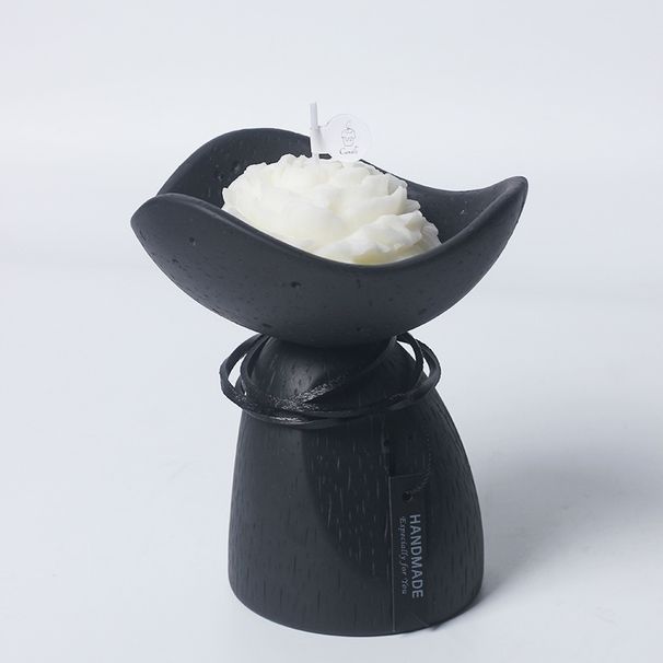 Nordic Minimalist Cement Home Aromatherapy DIY Empty Cup Candle Holder Ornament Soy Wax Container Gift_maomaolike.com