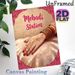 Mehndi Station Painting Poster, Elegant Traditional Indian-style Poster, Intricate Floral Henna Hand Design, Ideal For Wedding Ceremonies And Cultural_maomaolike.com