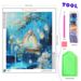 PhotoCustom 5d Diy Diamond Painting Beautiful Wind Chimes Round Diamond Embroidery Mosaic Home Decor_maomaolike.com