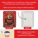 Akita Holiday Christmas Porcelain Ornament Christmas Tree Hanging Decorations For Home Christmas Holiday, Rectangle, Gift, Multicolor_maomaolike.com