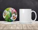 Utah Sego Lilies In Watercolor Large Sandstone Coasters Pack Of 4 Absorbent Round Coasters Decor Gifts For Men Or Women, 4 In, Multicolor_maomaolike.com