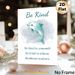 Kindness Dolphin Themed Painting Poster, Soft Watercolor Cute Dolphin Poster, Warm Kind-themed Quotes To Spread Positive Vibes, Ideal For Living Room_maomaolike.com