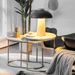 Modern Marble Look Stacking Nesting Coffee Table Set_maomaolike.com