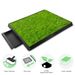 25"×20" Dog Toilet Indoor Puppy Training Pad, Dog Potty Pet Training Grass Mat, Removable Waste Tray For Easier Clean Up, Artificial Turf_maomaolike.com