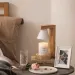 Japanese Style Wooden Melting Candle Warmer Aromatherapy Melting Wax Lamp Bedroom Table Dimmable Lamp Smokeless Night Light_maomaolike.com