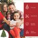 7ft Pre-Lit Full Douglas Fir Artificial Christmas Tree With Realistic Branches, 700 Warm White LED Lights And 2154 Tips_maomaolike.com