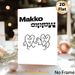 Makko Cartoon Heart Emotion Painting Poster, Minimalist Black & White Line-art Poster, Expressive Contrasting-mood Heart Figures, Chic Wall Decor_maomaolike.com