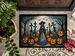 La Catrina Skeleton Spooky Halloween Doormat Front Door Mat Indoor Outdoor Rugs For Entryway, Non Slip Washable Low Pile, 24H X 36W_maomaolike.com