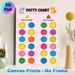 Potty Chart Painting Poster, Cute Cartoon Animal & Colorful Dot Design Poster, Practical Tool To Track Potty Training Progress, Ideal For Bathroom_maomaolike.com
