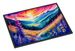 Annual Larkspur In Color Doormat Front Door Mat Indoor Outdoor Rugs For Entryway, Non Slip Washable Low Pile, 24H X 36W_maomaolike.com