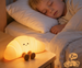 Cowhorn-shaped Night And Cute, With Soft Light, Rechargeable, Eye-protective, For Bedroom Bedside, Sleep Use,_maomaolike.com