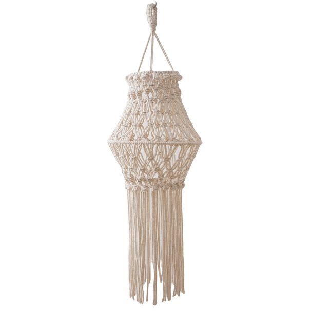 Cross-Border Bohemian Lighting Cotton Rope Hand-Woven Lampshade Home Guesthouse Hotel Personalized Creative Pendant Light Decorati_maomaolike.com