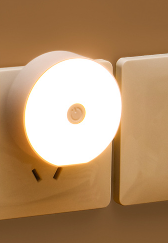 New Model Plug-in Cartoon With Switch LED Night Socket Bedside Bedroom Nursing Light Multiple Colors Available_maomaolike.com