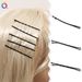 Unisex Black metal fixed hair inline clip disc hair clip Broken hair steel clip small hair clip children hair accessories_maomaolike.com