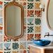 20*20cm*30 Pieces Set Scandinavian Peel And Stick Tile Stickers – Waterproof Self-Adhesive Wall Decals For Kitchen & Dining Room Decor_maomaolike.com