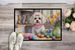 Decorating Easter Maltese Doormat Front Door Mat Indoor Outdoor Rugs For Entryway, Non Slip Washable Low Pile, 24H X 36W_maomaolike.com