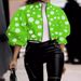 Women's Clothing Fashion Temperament Polka Dot Printed Short Top Jacket_maomaolike.com