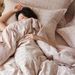 High-End Linen Four-Piece Full Cotton Thickened Brushed Jacquard Duvet Cover Sheet Bed Skirt Bedding Set 4_maomaolike.com