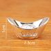 Silver Solid Fu Character Small Ingot Ornament Birthday Decoration Hot-Selling Gift For Investment And Tourist Attractions_maomaolike.com